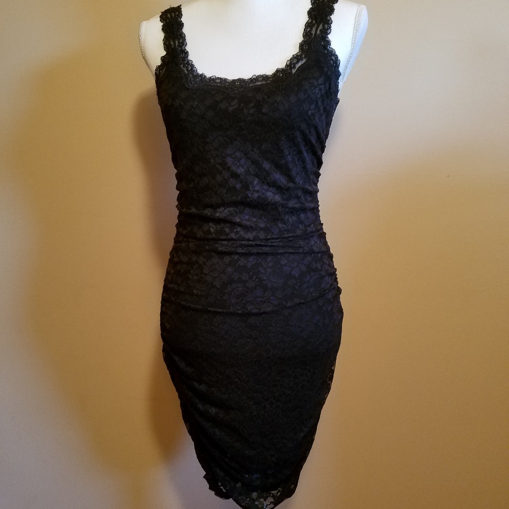 Moda International sz.S black lace dress